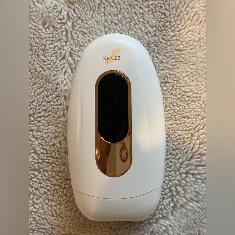 Kenzzi White and Gold Hair Removal Device